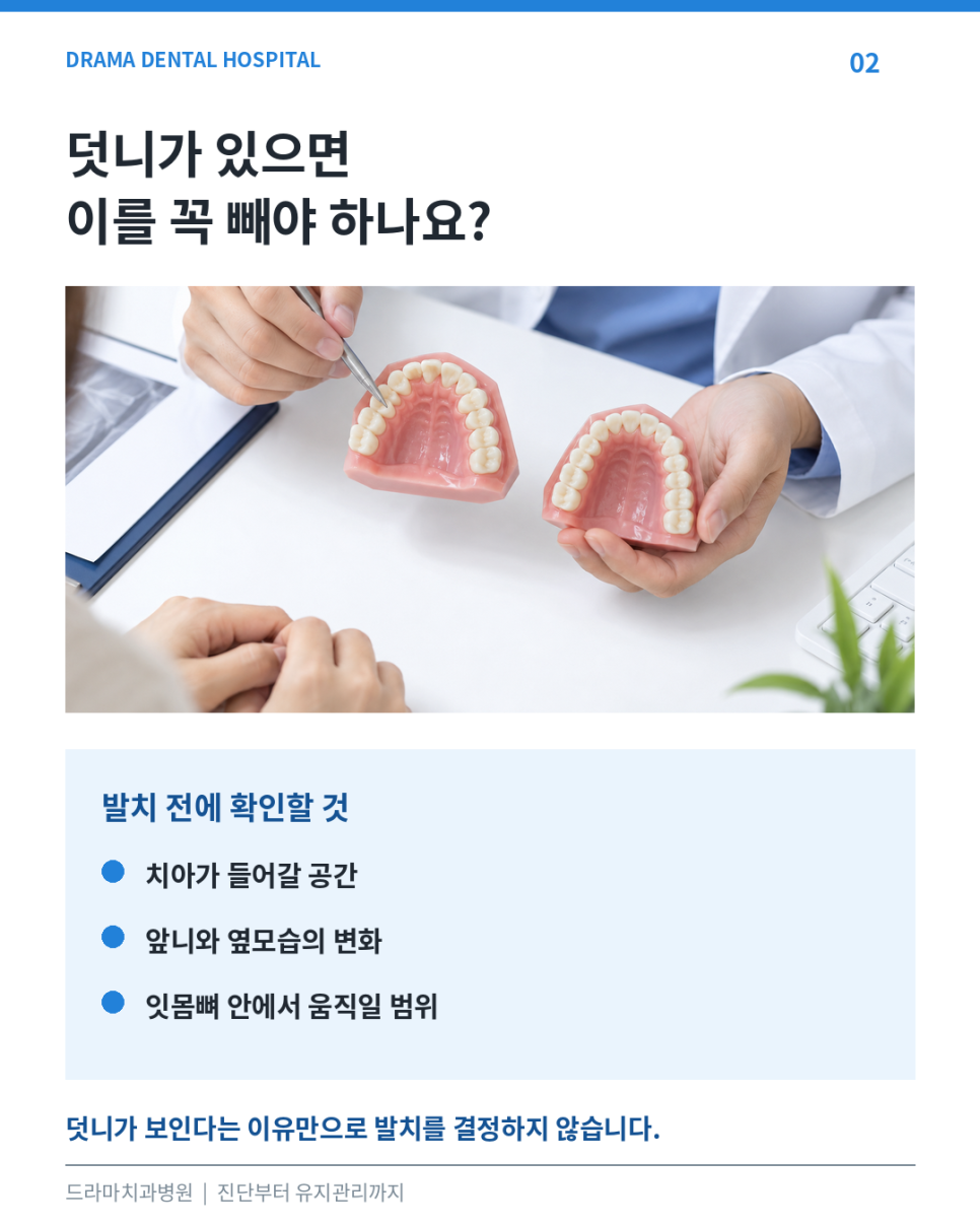 덧니가 보인다고 꼭 이를 빼야 할까요? 미금치과에서 치아교정 전 확인하는 것