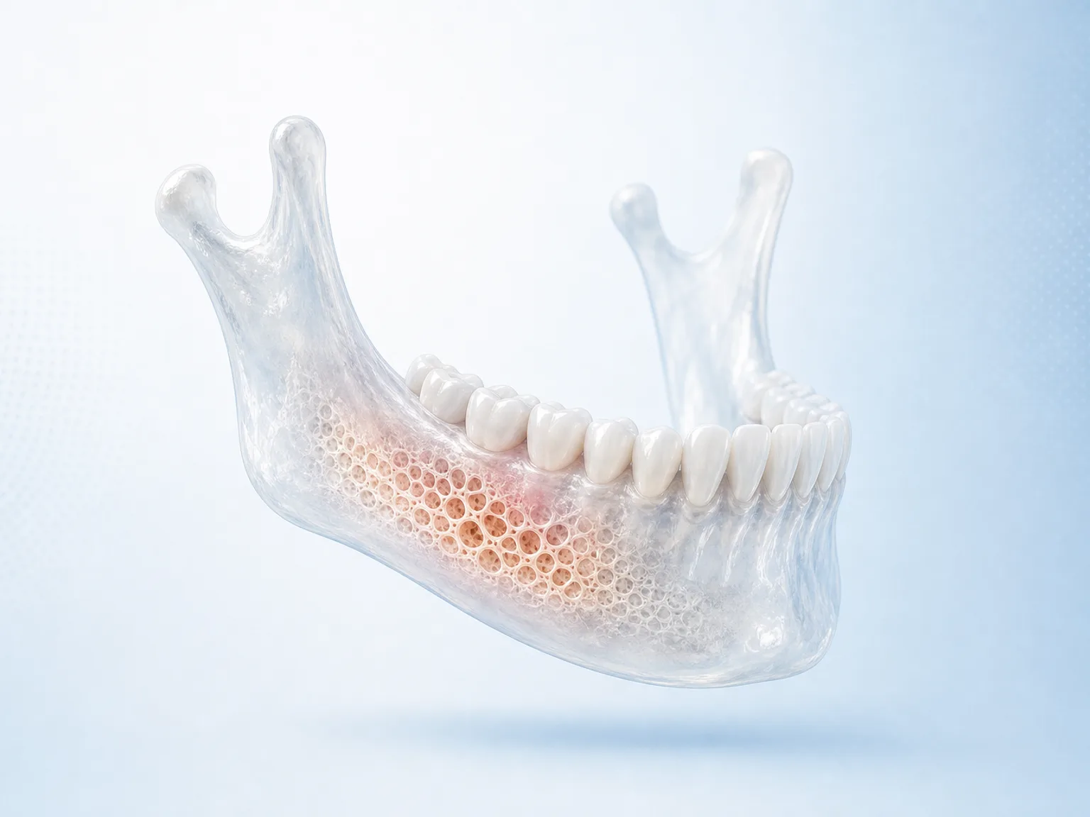 잇몸뼈 상태를 확인하는 3D CT 진단 이미지